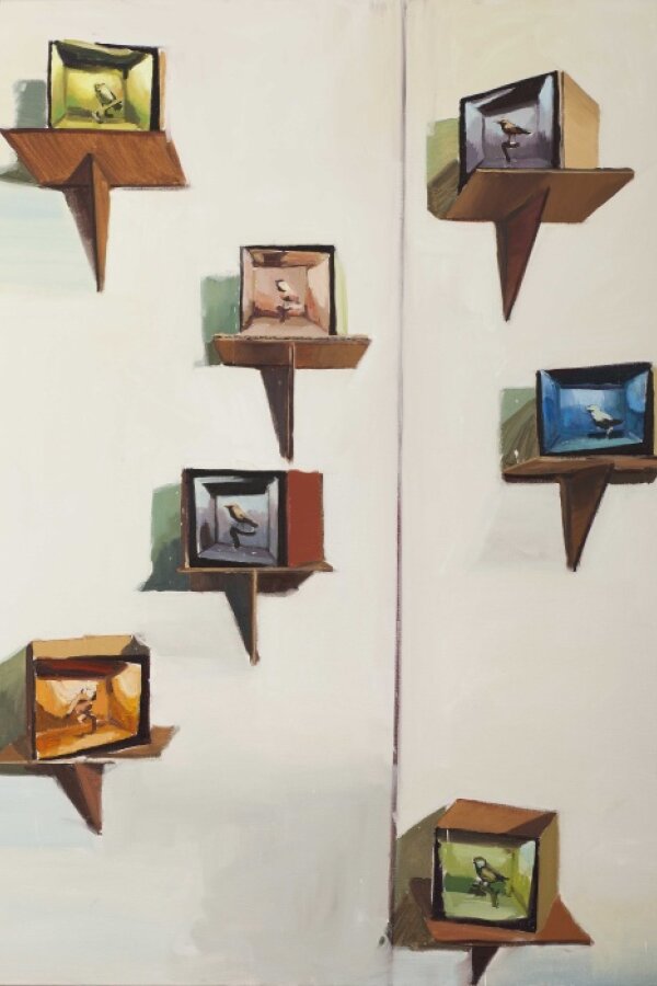 Jakub Tomáš, Muzeum, 2015, olej na platne